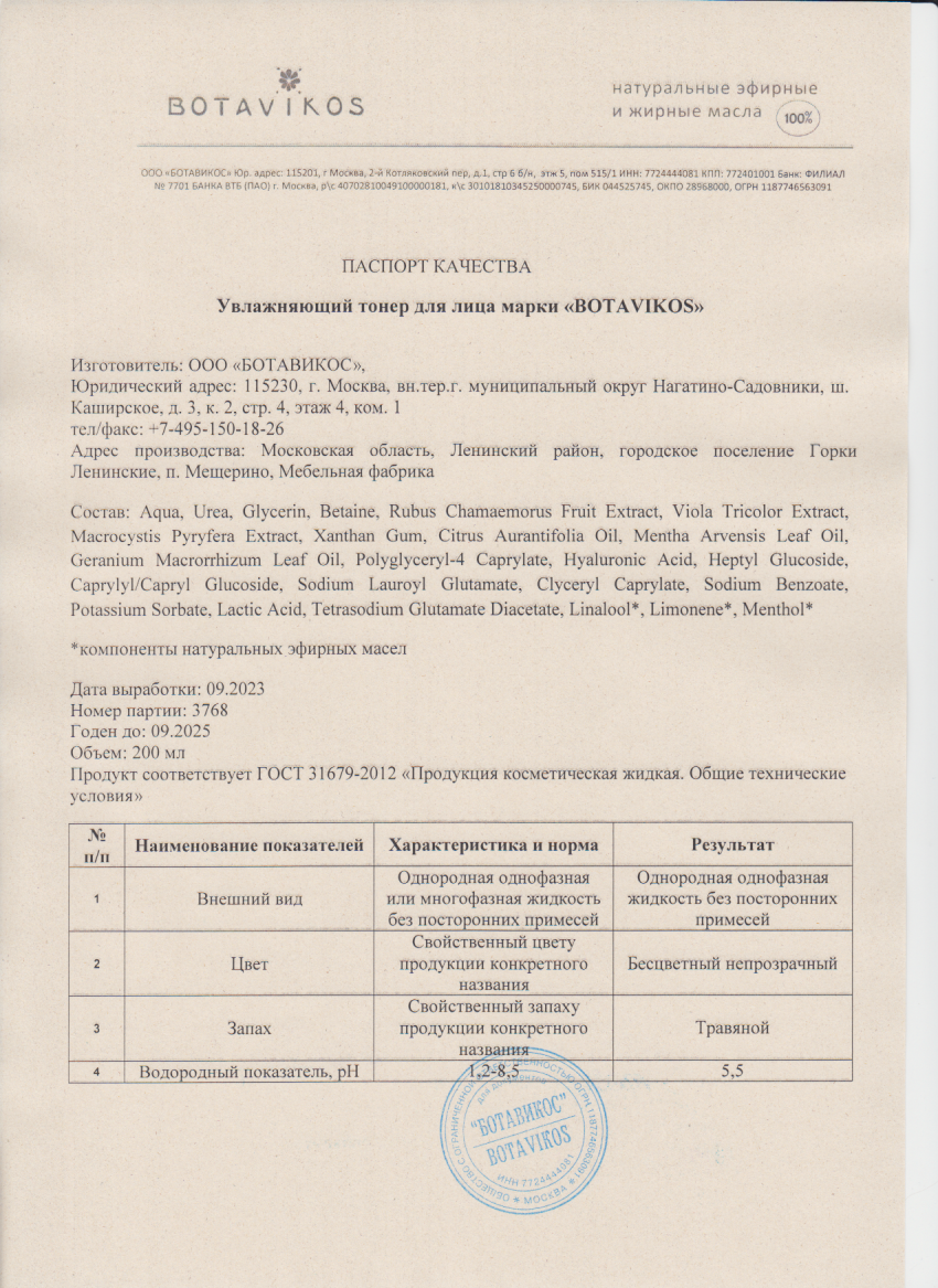 Паспорт №092023